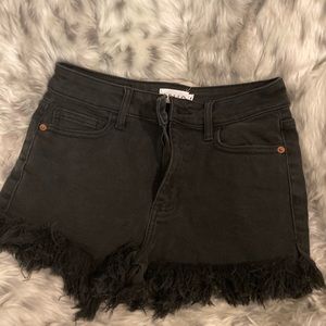 CELLO frayed jean shorts